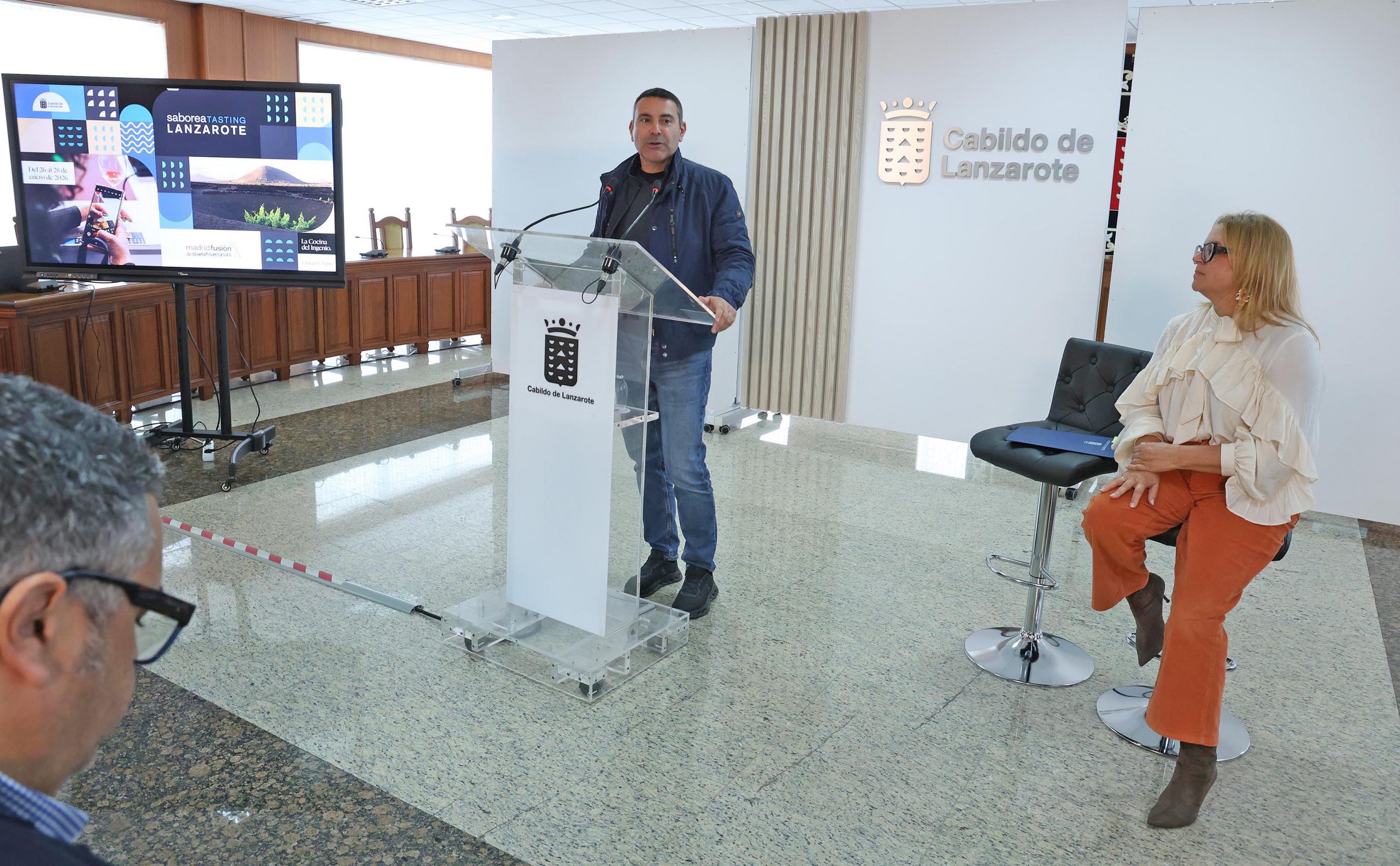 comerenlanzarote.com Un momento de la presentación de la presencia de Lanzarote en Madrid Fusión'26